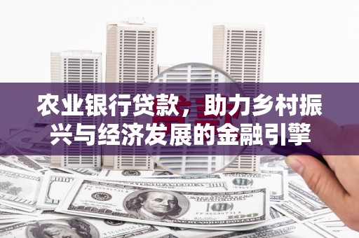 龙崎农业银行贷款，助力乡村振兴与经济发展的金融引擎