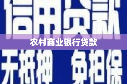 龙崎农村商业银行贷款