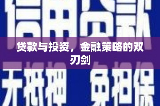 龙崎贷款与投资，金融策略的双刃剑
