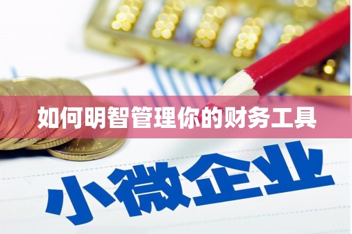 龙崎如何明智管理你的财务工具