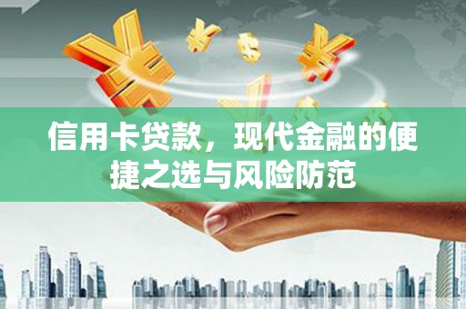 龙崎信用卡贷款，现代金融的便捷之选与风险防范
