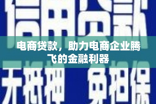 龙崎电商贷款，助力电商企业腾飞的金融利器
