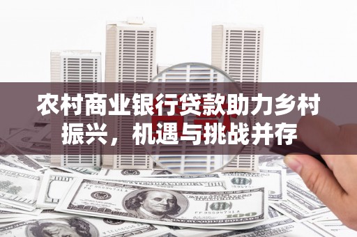 龙崎农村商业银行贷款助力乡村振兴，机遇与挑战并存