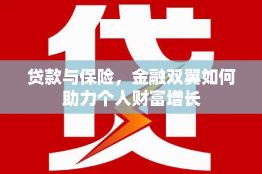 龙崎贷款与保险，金融双翼如何助力个人财富增长