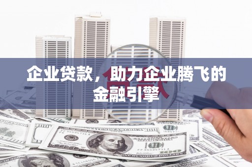龙崎企业贷款，助力企业腾飞的金融引擎