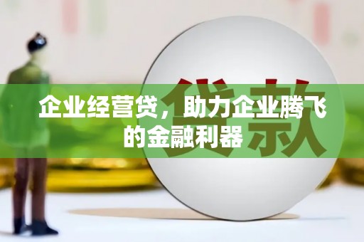 龙崎企业经营贷，助力企业腾飞的金融利器