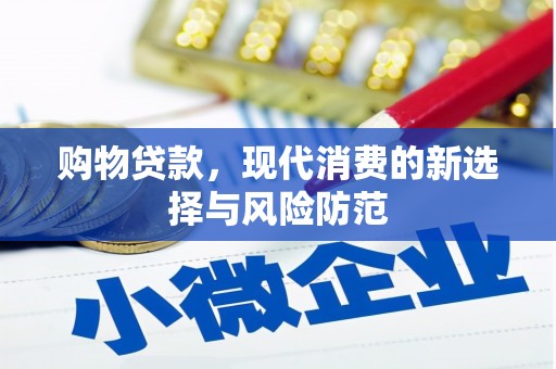 龙崎购物贷款，现代消费的新选择与风险防范