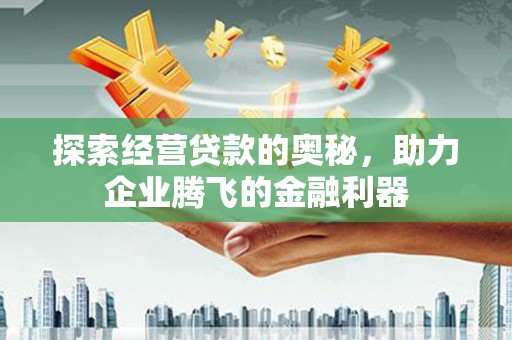 龙崎探索经营贷款的奥秘，助力企业腾飞的金融利器