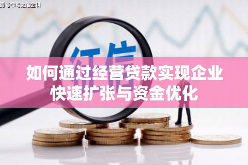 龙崎如何通过经营贷款实现企业快速扩张与资金优化