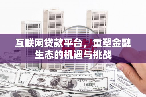 龙崎互联网贷款平台，重塑金融生态的机遇与挑战