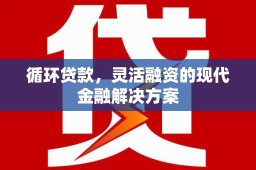 龙崎循环贷款，灵活融资的现代金融解决方案