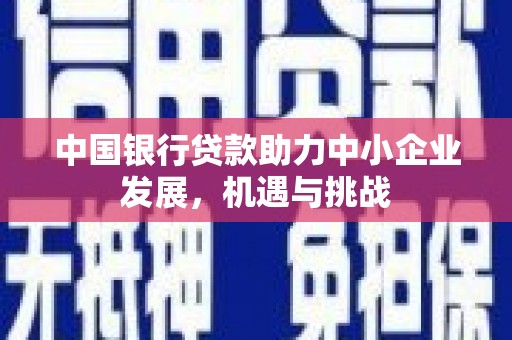 龙崎中国银行贷款助力中小企业发展，机遇与挑战