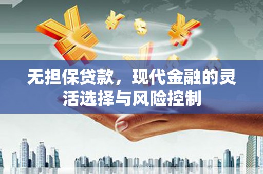 龙崎无担保贷款，现代金融的灵活选择与风险控制