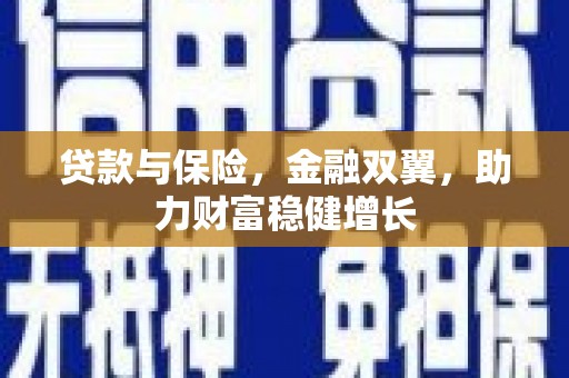 龙崎贷款与保险，金融双翼，助力财富稳健增长