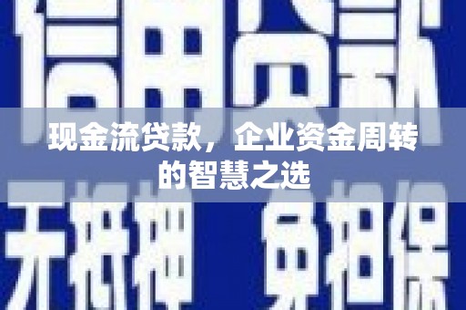 龙崎现金流贷款，企业资金周转的智慧之选