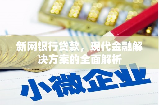 龙崎新网银行贷款，现代金融解决方案的全面解析