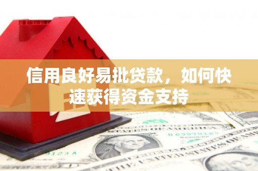 龙崎信用良好易批贷款，如何快速获得资金支持