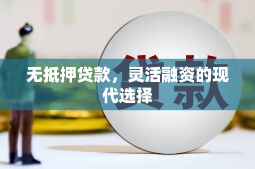 龙崎无抵押贷款，灵活融资的现代选择
