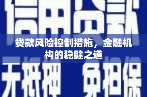 龙崎贷款风险控制措施，金融机构的稳健之道