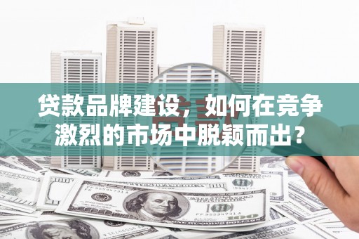 龙崎贷款品牌建设，如何在竞争激烈的市场中脱颖而出？