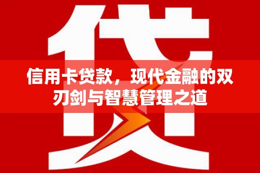 龙崎信用卡贷款，现代金融的双刃剑与智慧管理之道