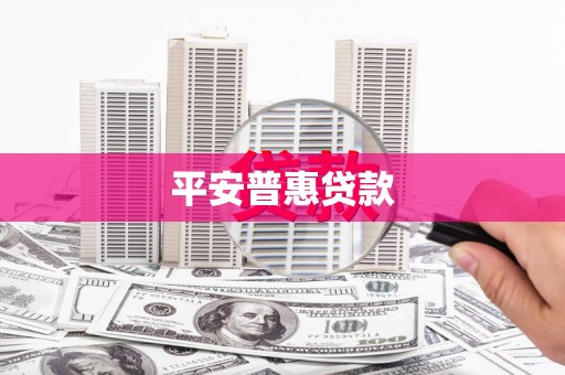 龙崎平安普惠贷款