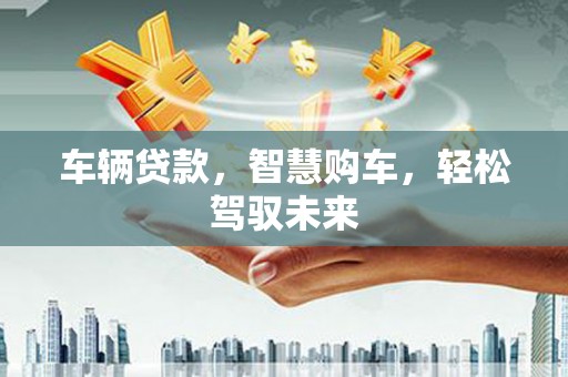 龙崎车辆贷款，智慧购车，轻松驾驭未来