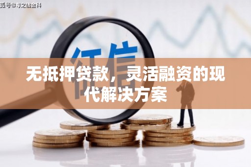 龙崎无抵押贷款，灵活融资的现代解决方案