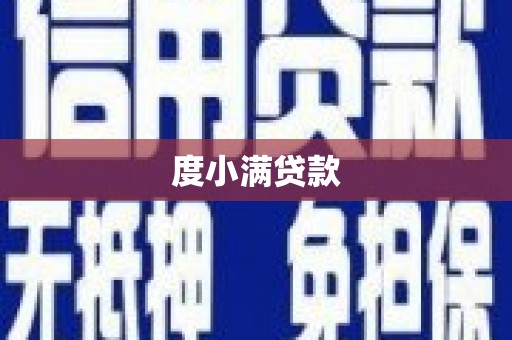 龙崎度小满贷款