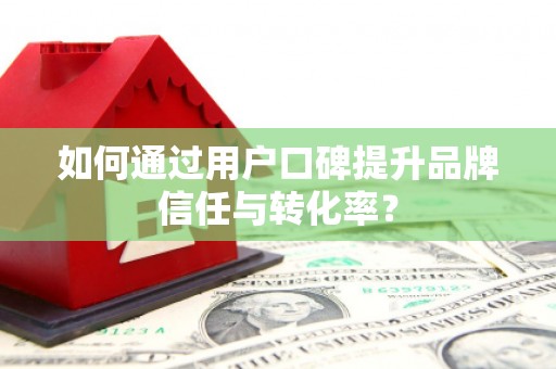 龙崎如何通过用户口碑提升品牌信任与转化率？
