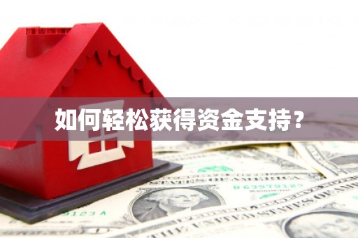 龙崎如何轻松获得资金支持？